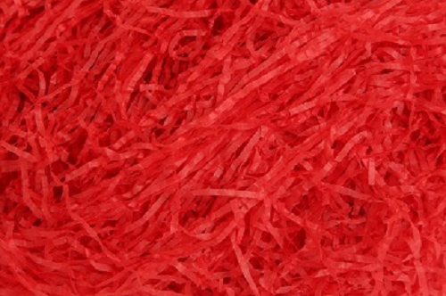 Red Shredded Tissue Paper - 3